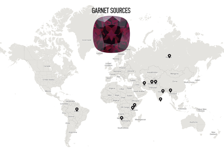 Garnet-Map3 Unique Engagement Rings 