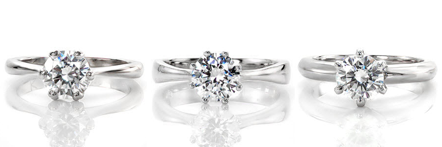 Six-Prong Unique Engagement Rings 