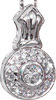 Antique Bell - Diamond Pendants