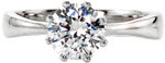 Antique Solitaire - Contemporary Engagement Rings - 8 Prong, Solitaire