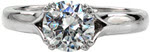 Dove - Contemporary Engagement Rings - Solitaire