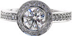 Enchantment - Halo Engagement Rings - Halo, Bezel, Pave, Surprise Diamond