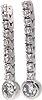Dangle Bezels - Diamond Earrings
