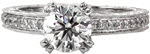 Siempre - Antique Engagement Rings - Siempre, Hand Engraved, Filigree