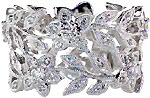 Leaf and Vines - Eternity Bands - Leaf and Vines, Heirloom Band