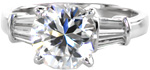 Limon - Contemporary Engagement Rings - Baguette