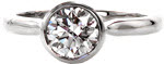 Delicado - Classic Engagement Rings - Full Bezel, Solitaire
