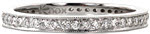 Pave Petite Eternity - Diamond Wedding Bands