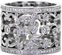 Design 1502 - Diamond Wedding Bands - Heirloom Band
