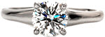 Flare Solitaire - Classic Engagement Rings - Solitaire