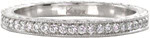 Hand Engraved Pave Petite Eternity - Diamond Wedding Bands - Pave Petite, Eternity Band