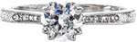 Hand Engraved Legacy - Round Engagement Rings - Hand Engraved, Surprise Diamond, Double Prong