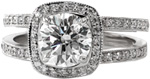 RB Cushion Cielo - Round Engagement Rings - Cielo, Halo, Split Shank