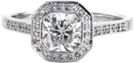 Radiant Enchantment - Halo Engagement Rings - Enchantment, Halo