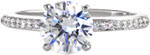 Milano - Contemporary Engagement Rings - Pave