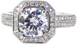 Romanza - Filigree Engagement Rings - Micro Pave, Pave, Halo, Filigree