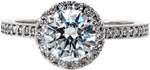 Design 1679 - Custom Design Rings - Tulip, Amante, Halo