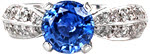 Design 1692 - Sapphire Engagement Rings - 1692