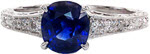 Design 1891 - Sapphire Engagement Rings - Barcelona, Hand Engraved, Filigree, Sapphire