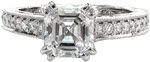 Asscher Siempre - Antique Engagement Rings - Siempre, Asscher, Hand Engraved, Filigree