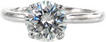 Lace - Round Engagement Rings