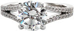 Design 2068 - Micro Pavé Engagement Rings - Bianca, Cianti, Split Shank