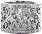 Caledonia - Diamond Wedding Bands - Caledonia, Heirloom Band