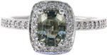 Design 2120 - Sapphire Engagement Rings - Amante, Cushion Cut, Sapphire, Filigree, Halo