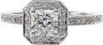 Radiant Amante - Halo Engagement Rings - Amante, Halo, Micro Pave, Radiant