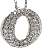 Micro Pave Circle Of Life - Diamond Pendants
