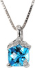 Blue Topaz Pendant - Color Pendants