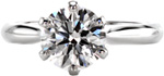 Design 2171 - Solitaires Engagement Rings - Solitaire, Six Prong