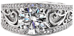 Design 2178 - Custom Design Rings - Arabella, Heirloom Band