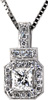 Art Deco Diamond Pendant - Diamond Pendants