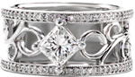 Design 2264 - Filigree Engagement Rings - Nic and Alex, Filigree