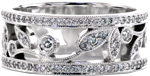 Design 2283 - Custom Design Rings - Ivy, Heirloom Band