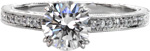 Design 2293 - Custom Design Rings - Siempre, Bella, Filigree, Hand Engraved