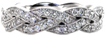 Legato - Diamond Wedding Bands - Weave