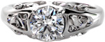 Design 2329 - Antique Engagement Rings - Filigree