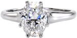 Oval Vitoria - Solitaires Engagement Rings - Vitoria, Oval