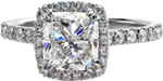Sarah Ann - Antique Engagement Rings - Halo, Venita, Hand Cut Pave
