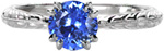 Design 2399 - Hand Engraved Engagement Rings