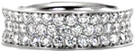 Concave Perfection - Diamond Wedding Bands - Perfection, Micro Pave