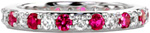 Ruby Eterno - Eternity Bands - Eternity Band, Ruby