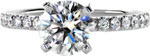 Design 2501 - Micro Pavé Engagement Rings - Jolie, Hand Cut Pave