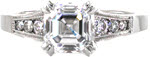 Design 2535 - Antique Engagement Rings - Barcelona, Siempre, Asscher Cut