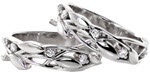 Allamanda bands - Unique Wedding Bands