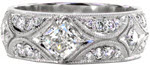 Radiant North Star - Micro Pavé Engagement Rings - North Star