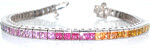Princess Rainbow Sapphire WG - Unique Gifts