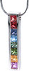 Rainbow Sapphire Drop Pendant - Color Pendants